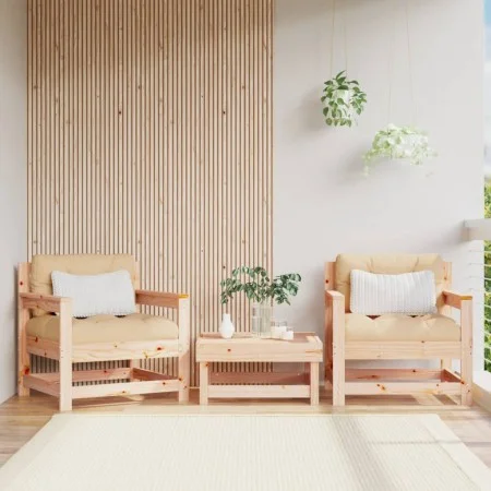 Gartenmöbel 2 Stück Massivholz Kiefer Sofas von , Modulare Sofas für den Außenbereich - Ref: Foro24-825492, Preis: 91,02 €, R...