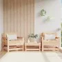 Gartenmöbel 2 Stück Massivholz Kiefer Sofas von , Modulare Sofas für den Außenbereich - Ref: Foro24-825492, Preis: 91,02 €, R...