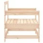 Sillones de jardín 2 unidades madera maciza de pino de , Sofás modulares de exterior - Ref: Foro24-825492, Precio: 91,16 €, D...