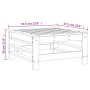 Massiver Gartenhocker aus Kiefernholz von , Modulare Sofas für den Außenbereich - Ref: Foro24-825618, Preis: 51,72 €, Rabatt: %