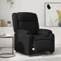 Sillón reclinable eléctrico de cuero sintético negro by , Armchairs - Ref: Foro24-3205136, Price: 282,40 €, Discount: %