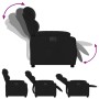 Sillón reclinable eléctrico de tela negro by , Armchairs - Ref: Foro24-3204958, Price: 242,34 €, Discount: %