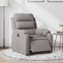 Sillón reclinable eléctrico tela gris taupé by , Armchairs - Ref: Foro24-3204964, Price: 242,98 €, Discount: %