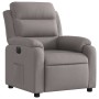 Sillón reclinable eléctrico tela gris taupé by , Armchairs - Ref: Foro24-3204964, Price: 242,98 €, Discount: %