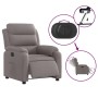 Sillón reclinable eléctrico tela gris taupé by , Armchairs - Ref: Foro24-3204964, Price: 242,98 €, Discount: %