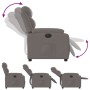 Sillón reclinable eléctrico tela gris taupé by , Armchairs - Ref: Foro24-3204964, Price: 242,98 €, Discount: %