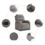 Elektrischer Relaxsessel aus grauem Taupe-Stoff. von , Sessel - Ref: Foro24-3204964, Preis: 283,22 €, Rabatt: %