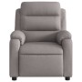 Sillón reclinable eléctrico tela gris taupé by , Armchairs - Ref: Foro24-3204964, Price: 242,98 €, Discount: %