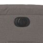 Sillón reclinable eléctrico tela gris taupé by , Armchairs - Ref: Foro24-3204964, Price: 242,98 €, Discount: %