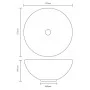 Lavabo 32,5x14 cm cerámica plateado de vidaXL, Lavabos - Ref: Foro24-143483, Precio: 61,98 €, Descuento: %