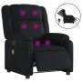 Elektrischer verstellbarer Massagestuhl aus schwarzem Kunstleder. von , Sessel - Ref: Foro24-3205143, Preis: 266,83 €, Rabatt: %