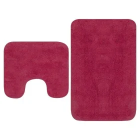 Set mit 2 Badematten aus fuchsiafarbenem Stoff von vidaXL, Teppiche und Badematten - Ref: Foro24-133234, Preis: 21,43 €, Raba...