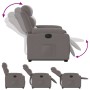 Sillón eléctrico reclinable elevable de tela gris taupe by , Armchairs - Ref: Foro24-3205012, Price: 314,03 €, Discount: %
