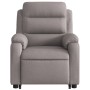 Sillón eléctrico reclinable elevable de tela gris taupe by , Armchairs - Ref: Foro24-3205012, Price: 314,03 €, Discount: %