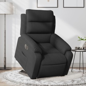 Sillón eléctrico reclinable elevable de tela negro by , Armchairs - Ref: Foro24-3205006, Price: 312,80 €, Discount: %