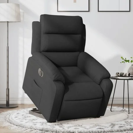 Sillón eléctrico reclinable elevable de tela negro de , Sillones - Ref: Foro24-3205006, Precio: 345,10 €, Descuento: %