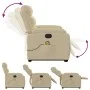 Elektrischer, verstellbarer, aufklappbarer Massage-Sessel aus cremefarbenem Stoff. von , Sessel - Ref: Foro24-3205025, Preis:...