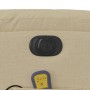 Sillón de masaje eléctrico reclinable elevable tela crema by , Armchairs - Ref: Foro24-3205025, Price: 343,99 €, Discount: %
