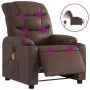 Sillón de masaje reclinable eléctrico cuero sintético marrón de , Sillones - Ref: Foro24-3206594, Precio: 303,15 €, Descuento: %