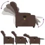 Elektrischer verstellbarer Massagestuhl aus braunem Kunstleder. von , Sessel - Ref: Foro24-3206594, Preis: 301,82 €, Rabatt: %