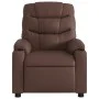 Elektrischer verstellbarer Massagestuhl aus braunem Kunstleder. von , Sessel - Ref: Foro24-3206594, Preis: 301,82 €, Rabatt: %