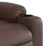 Elektrischer verstellbarer Massagestuhl aus braunem Kunstleder. von , Sessel - Ref: Foro24-3206594, Preis: 301,82 €, Rabatt: %