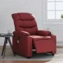 Sillón masaje reclinable eléctrico cuero sintético rojo tinto de , Sillones - Ref: Foro24-3206596, Precio: 278,70 €, Descuent...