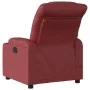 Sillón masaje reclinable eléctrico cuero sintético rojo tinto de , Sillones - Ref: Foro24-3206596, Precio: 278,70 €, Descuent...