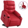 Sillón reclinable elevable cuero artificial rojo by , Armchairs - Ref: Foro24-3206604, Price: 289,88 €, Discount: %