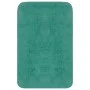 Türkisfarbenes 2-teiliges Badematten-Set aus Stoff von vidaXL, Teppiche und Badematten - Ref: Foro24-133236, Preis: 28,59 €, ...