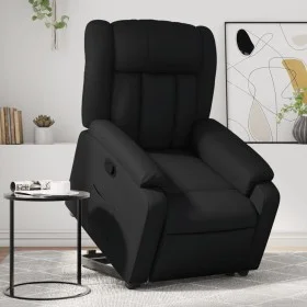 Verstellbarer Aufstehsessel aus schwarzem Kunstleder von , Sessel - Ref: Foro24-3205264, Preis: 306,09 €, Rabatt: %
