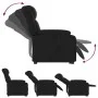 Sillón reclinable elevable cuero artificial negro by , Armchairs - Ref: Foro24-3205264, Price: 306,09 €, Discount: %