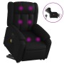Sillón de masaje elevable eléctrico cuero sintético negro by , Armchairs - Ref: Foro24-3205285, Price: 333,54 €, Discount: %