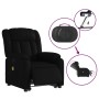Sillón de masaje elevable eléctrico cuero sintético negro by , Armchairs - Ref: Foro24-3205285, Price: 333,54 €, Discount: %