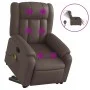 Elektrischer Aufsteh-Massagesessel aus braunem Kunstleder von , Sessel - Ref: Foro24-3205287, Preis: 395,16 €, Rabatt: %