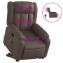 Sillón de masaje elevable eléctrico cuero sintético marrón de , Sillones - Ref: Foro24-3205287, Precio: 368,84 €