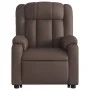 Elektrischer Aufsteh-Massagesessel aus braunem Kunstleder von , Sessel - Ref: Foro24-3205287, Preis: 395,16 €, Rabatt: %