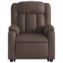 Sillón de masaje elevable eléctrico cuero sintético marrón de , Sillones - Ref: Foro24-3205287, Precio: 368,84 €