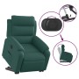 Sillón eléctrico reclinable elevable de tela verde oscuro by , Armchairs - Ref: Foro24-3205010, Price: 344,62 €, Discount: %