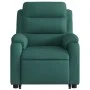 Sillón eléctrico reclinable elevable de tela verde oscuro by , Armchairs - Ref: Foro24-3205010, Price: 370,48 €, Discount: %