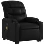 Sillón reclinable de masaje de pie cuero artificial negro by , Armchairs - Ref: Foro24-3206606, Price: 273,11 €, Discount: %