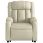 Sillón reclinable de masaje de pie cuero artificial color crema by , Armchairs - Ref: Foro24-3205272, Price: 317,47 €, Discou...