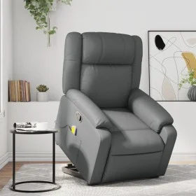 Massage-Fußstütze Relaxsessel aus grauem Kunstleder von , Sessel - Ref: Foro24-3205160, Preis: 354,57 €, Rabatt: %