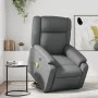 Massage-Fußstütze Relaxsessel aus grauem Kunstleder von , Sessel - Ref: Foro24-3205160, Preis: 353,79 €, Rabatt: %