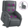 Massage-Fußstütze Relaxsessel aus grauem Kunstleder von , Sessel - Ref: Foro24-3205160, Preis: 329,31 €, Rabatt: %