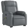 Massage-Fußstütze Relaxsessel aus grauem Kunstleder von , Sessel - Ref: Foro24-3205160, Preis: 353,79 €, Rabatt: %