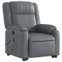 Massage-Fußstütze Relaxsessel aus grauem Kunstleder von , Sessel - Ref: Foro24-3205160, Preis: 329,31 €, Rabatt: %