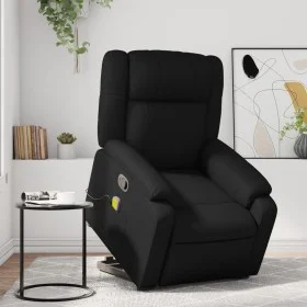 Sillón reclinable de masaje de pie cuero artificial negro by , Armchairs - Ref: Foro24-3205157, Price: 304,81 €, Discount: %