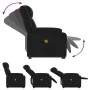 Sillón reclinable de masaje de pie cuero artificial negro by , Armchairs - Ref: Foro24-3205157, Price: 304,81 €, Discount: %