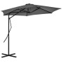Sombrilla de jardín con palo de acero 300 cm antracita de vidaXL, Sombrillas - Ref: Foro24-44887, Precio: 111,45 €, Descuento: %